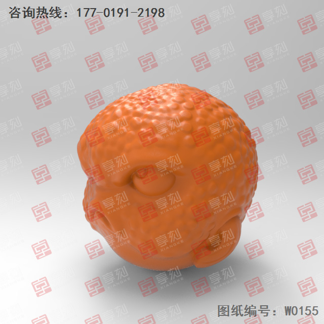 河豚珠子玉石手串3d精雕圖_玉石雕刻機(jī)廠家