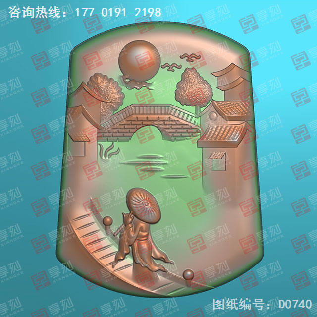 山水牌翡翠碧玉電腦精雕圖紙_玉石雕刻機廠家