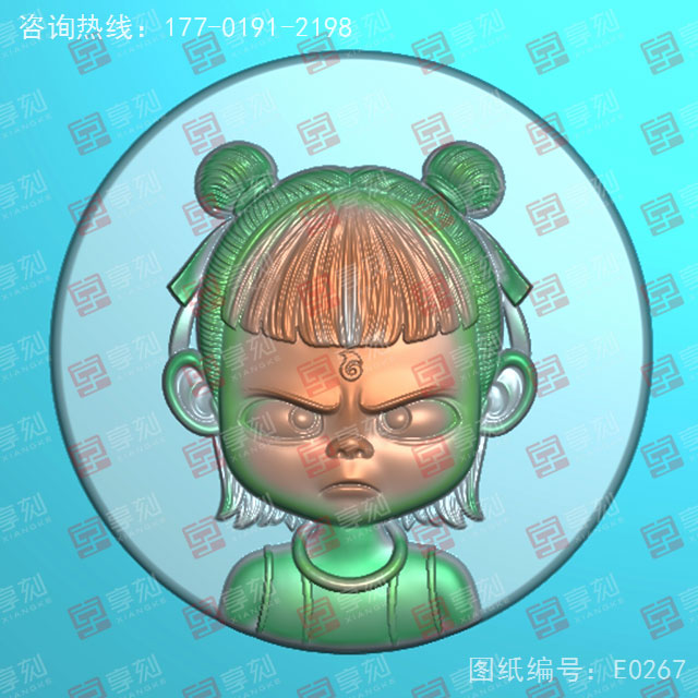 哪吒玉石電腦精雕圖JDP玉雕_享刻玉石雕刻機(jī)