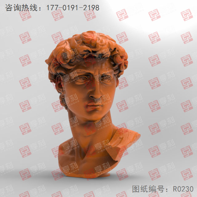 人物雕塑3d立體STL模型圖紙_五軸玉石雕刻機廠家